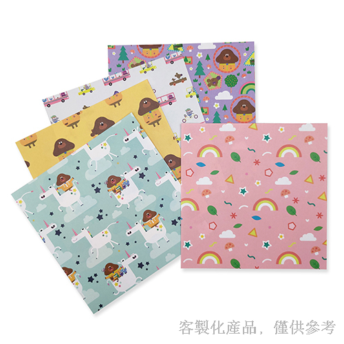 色紙_客製化繽紛色紙組-5款-1