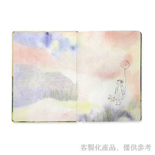 日誌本_客製化縫線軟背精裝日誌本