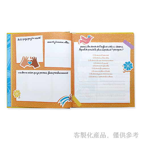 紀念冊筆記本_客製化精裝縫線紀念冊筆記本