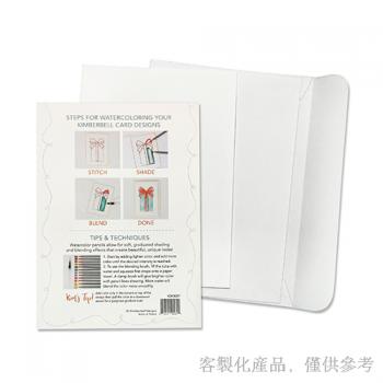 卡片_客製化DIY水彩紙卡片信封組